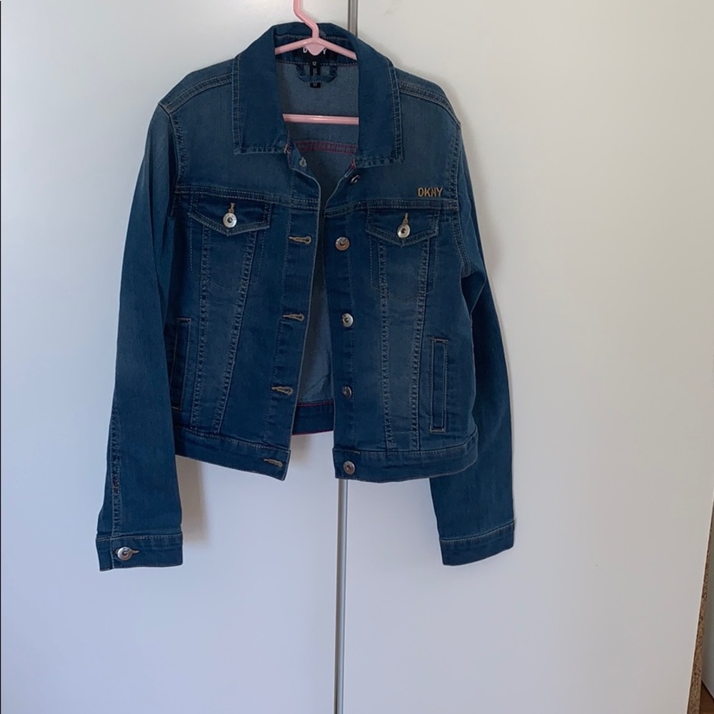 Girls DKNY denim jacket.